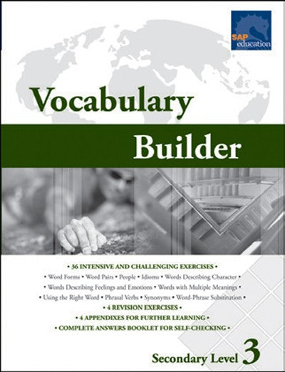 Vocabulary Builder Secondary Level 3 Book | English Books | Literature ...